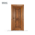 Puerta de madera interior de la puerta del baño de madera jamba